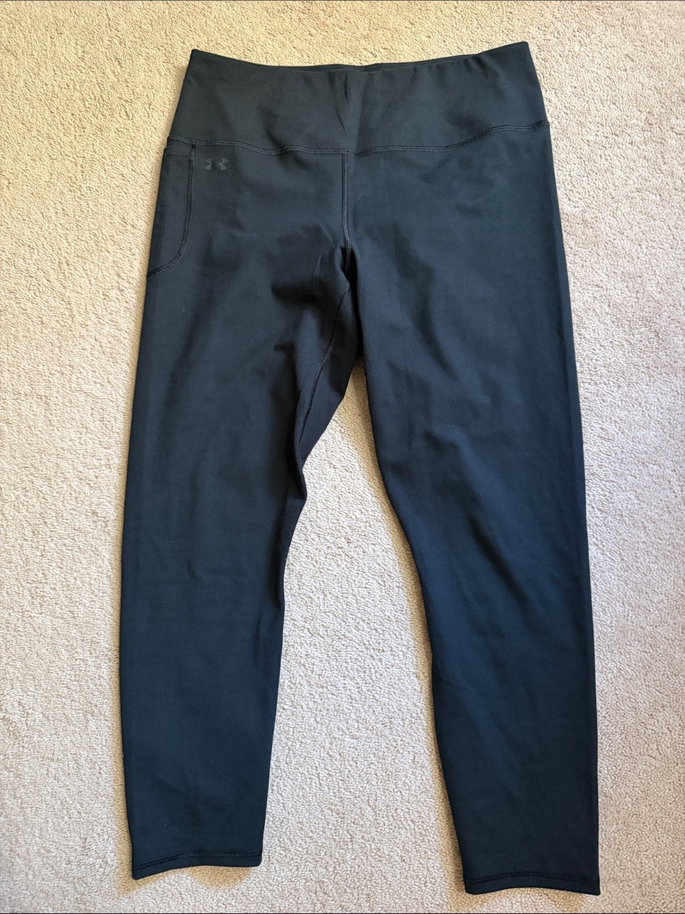 Under Armour Black Performance 7/8  Leggings
